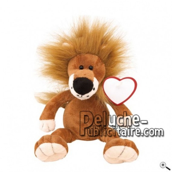 Buy Brown Lion peluche 27cm. Personalized Plush Toy.