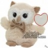 Buy beige owl peluche 17cm. Personalized Plush Toy.