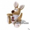 Buy Brown kangaroo peluche 18cm. Personalized Plush Toy.