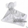 Buy White elephant doudou 35cm. Personalized Plush Toy.